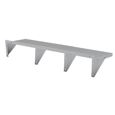 2134x356mm Stainless Wall Mounted Shelf