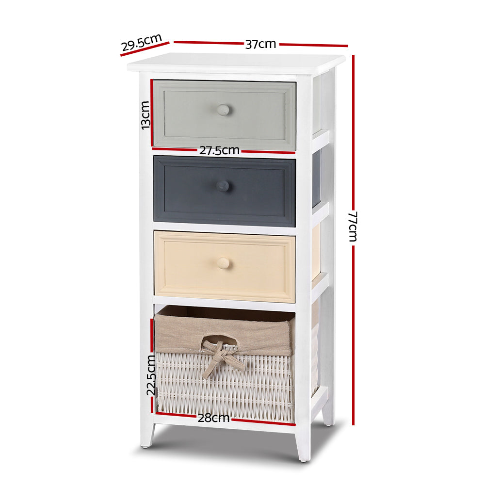 Artiss Bedroom Storage Cabinet - White