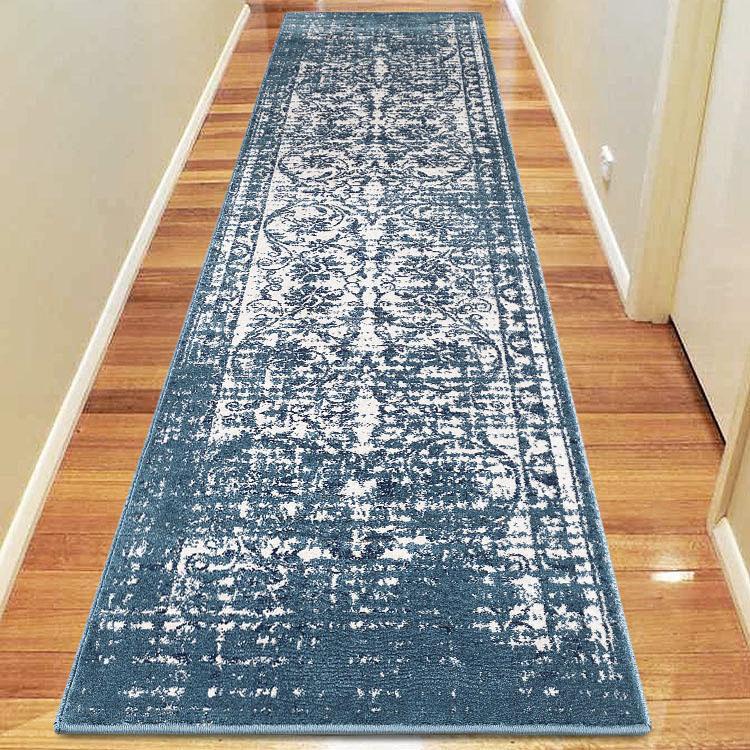 Sahara 34 Blue Hallway Runner