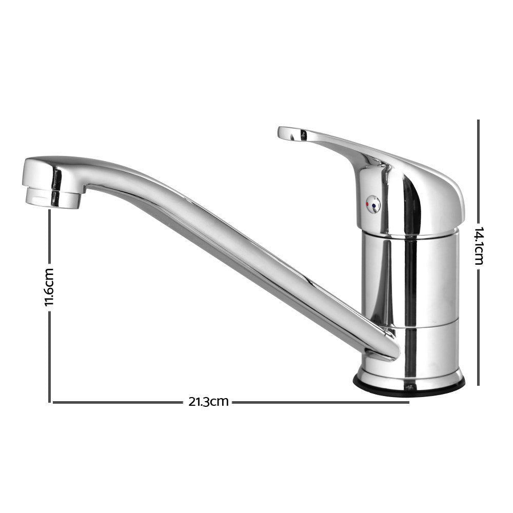 Cefito Basin Mixer Tap - Silver