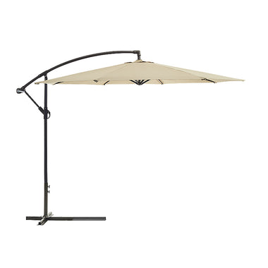 Wallaroo 3m Cantilever Market Outdoor Umbrella - Beige