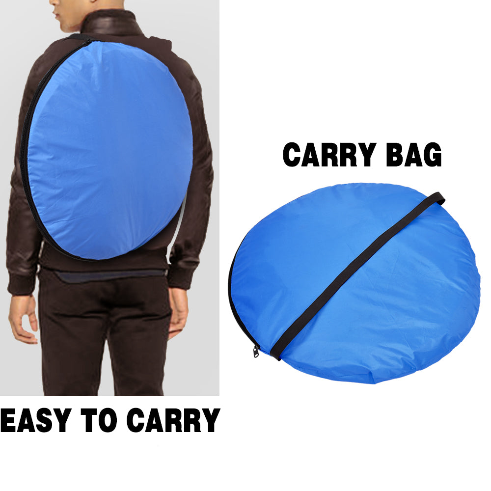 Pop Up Portable Beach Canopy Sun Shade Shelter Blue