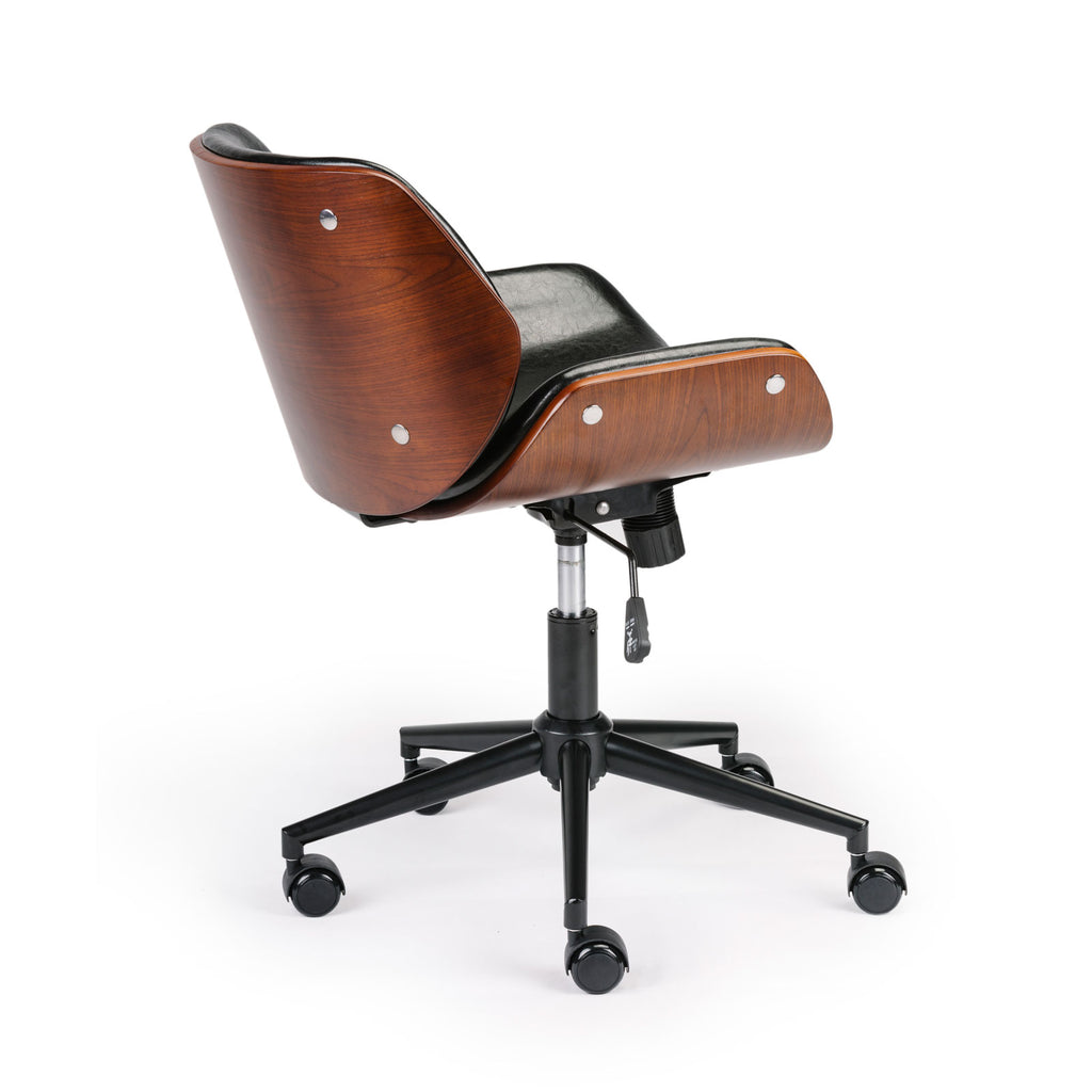 Wooden & PU Leather Office Chair Almas Task Chair