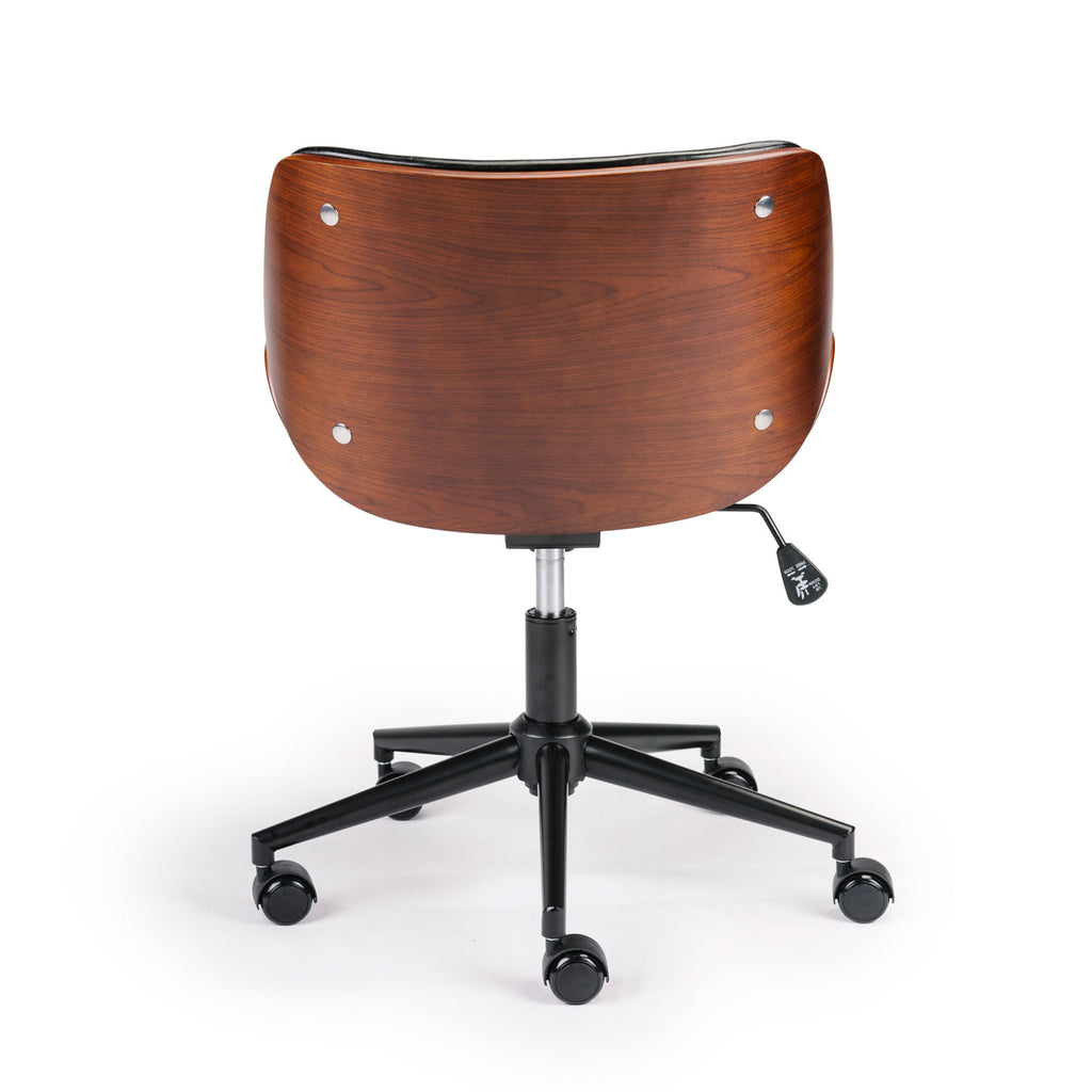 Wooden & PU Leather Office Chair Almas Task Chair
