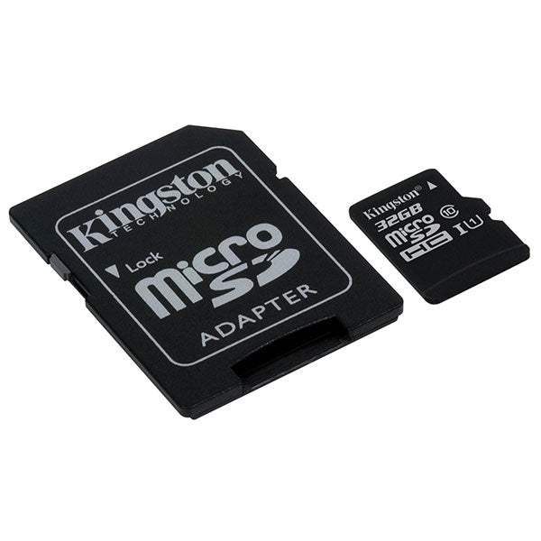 KINGSTON SDC10G2/32GBFR 32GB microSDHC Class 10 UHS-I upto 45MB/s with SD adaptor
