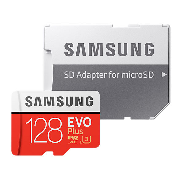 SAMSUNG 128GB UHS-I Plus EVO CLASS 10 U3 4K without SD ADAPTER 100R/90W MB-MC128G