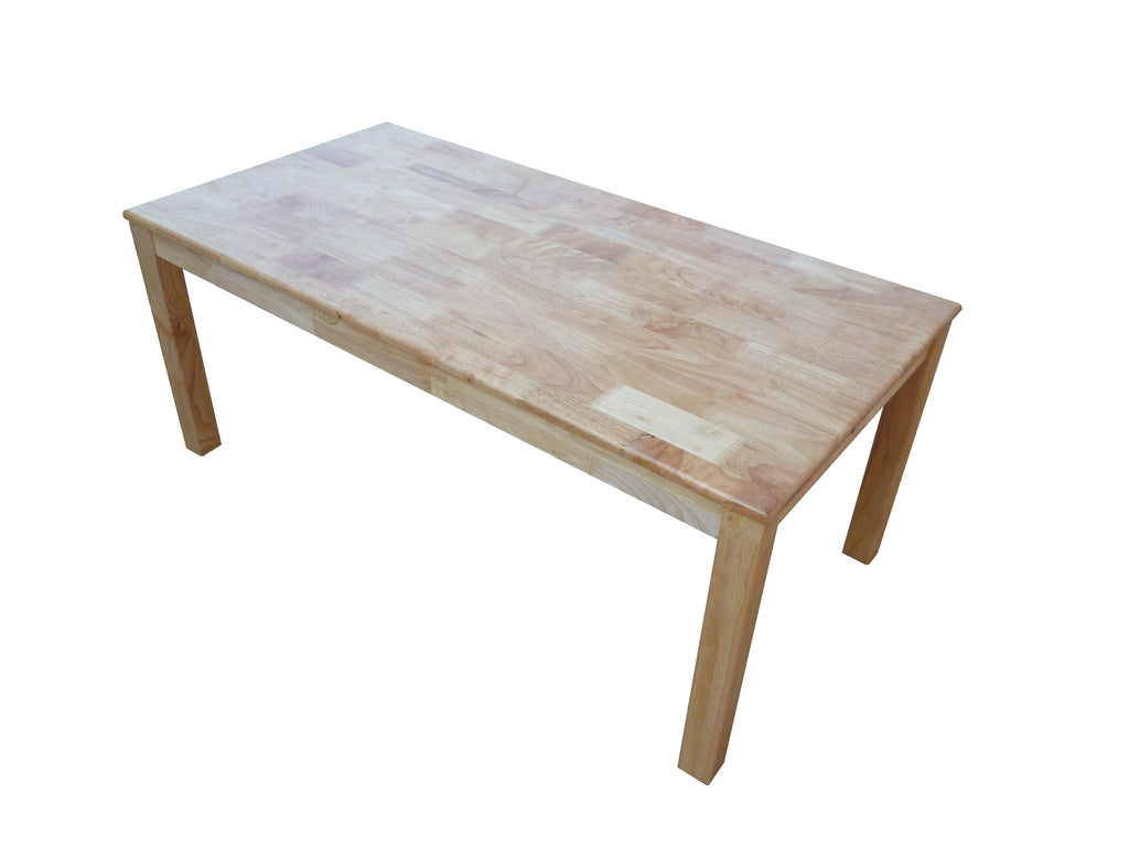 Rubberwood Rectangle Table 120