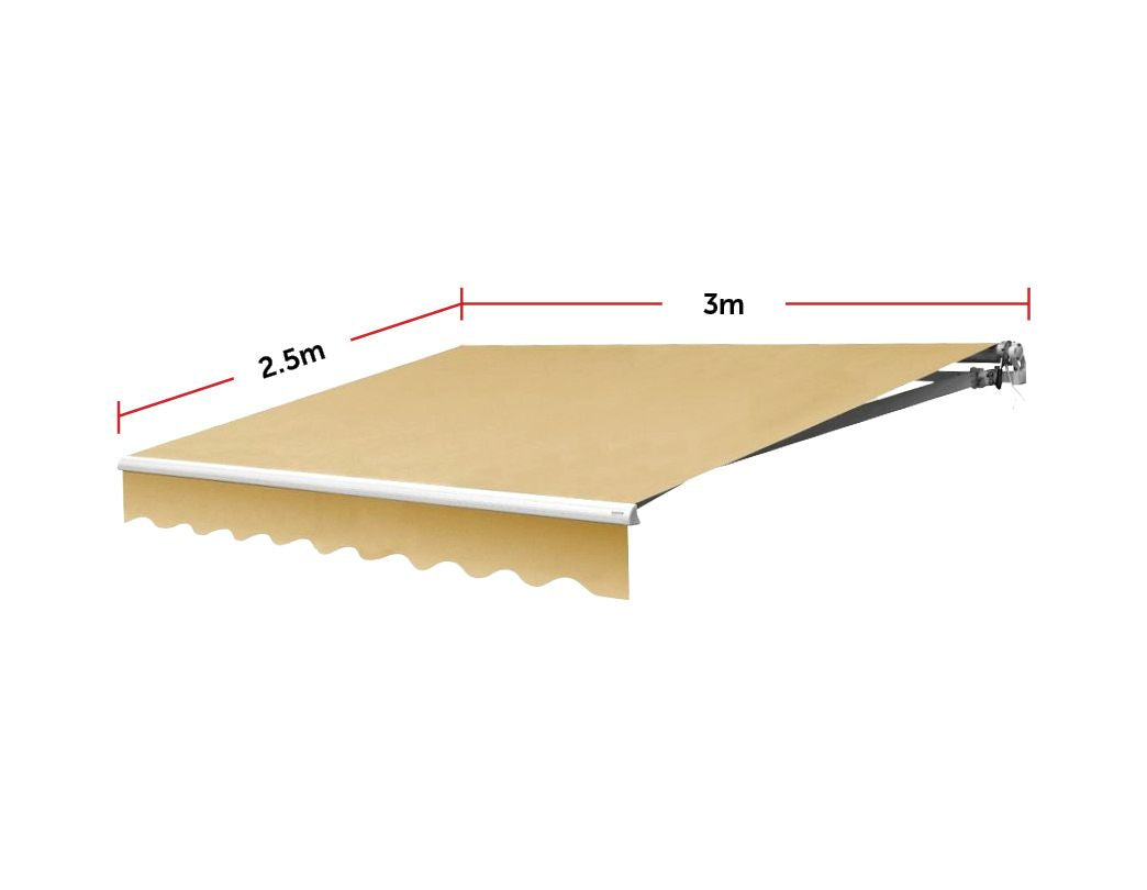 Motorised Folding Arm Awning - 3.0x2.5m