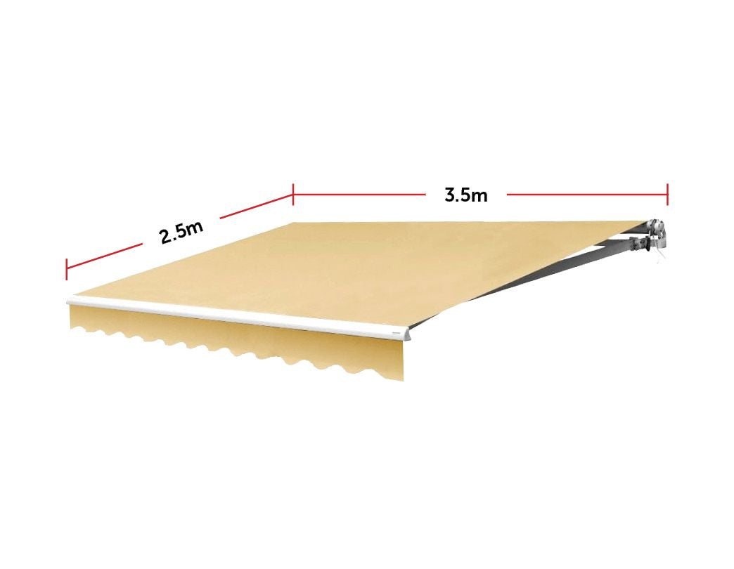 Motorised Folding Arm Awning - 3.5x2.5m