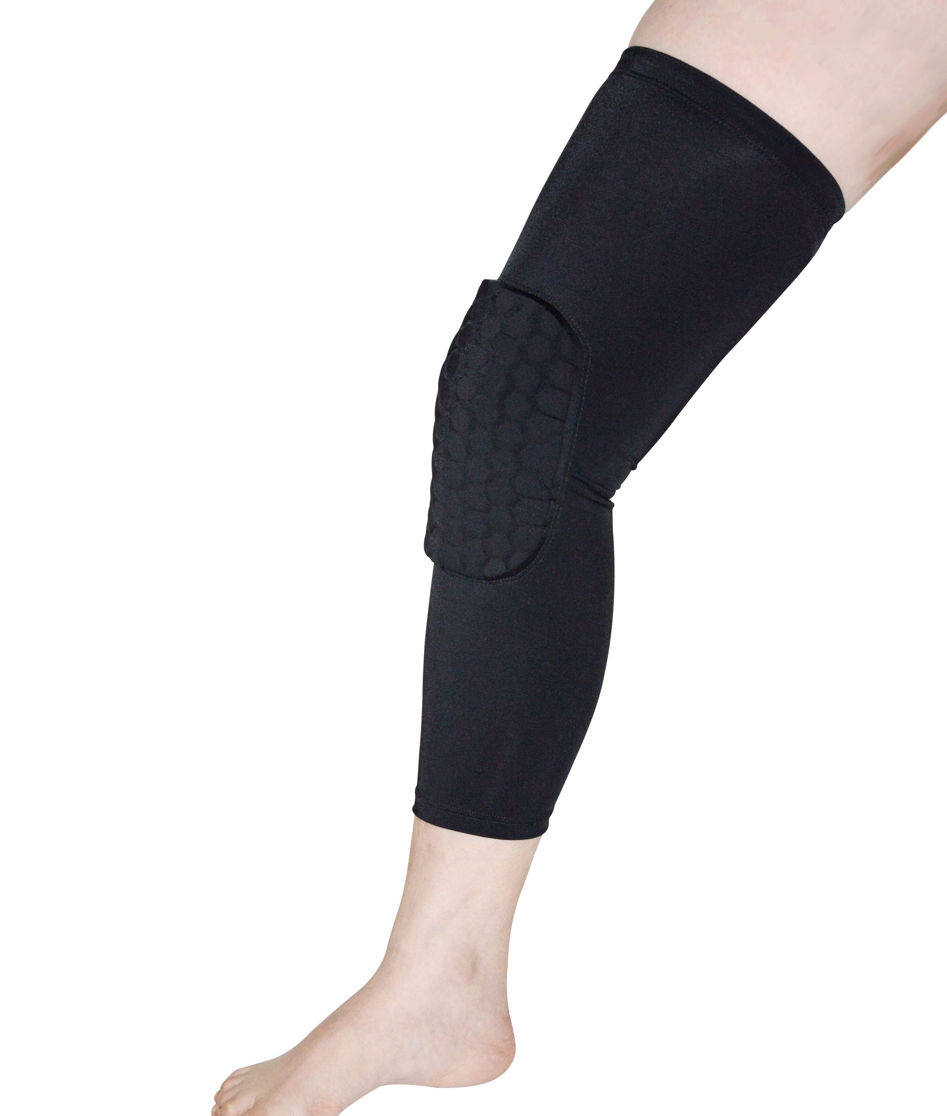 Knee Sleeve Guard Support Brace Sport Compression Calf Running