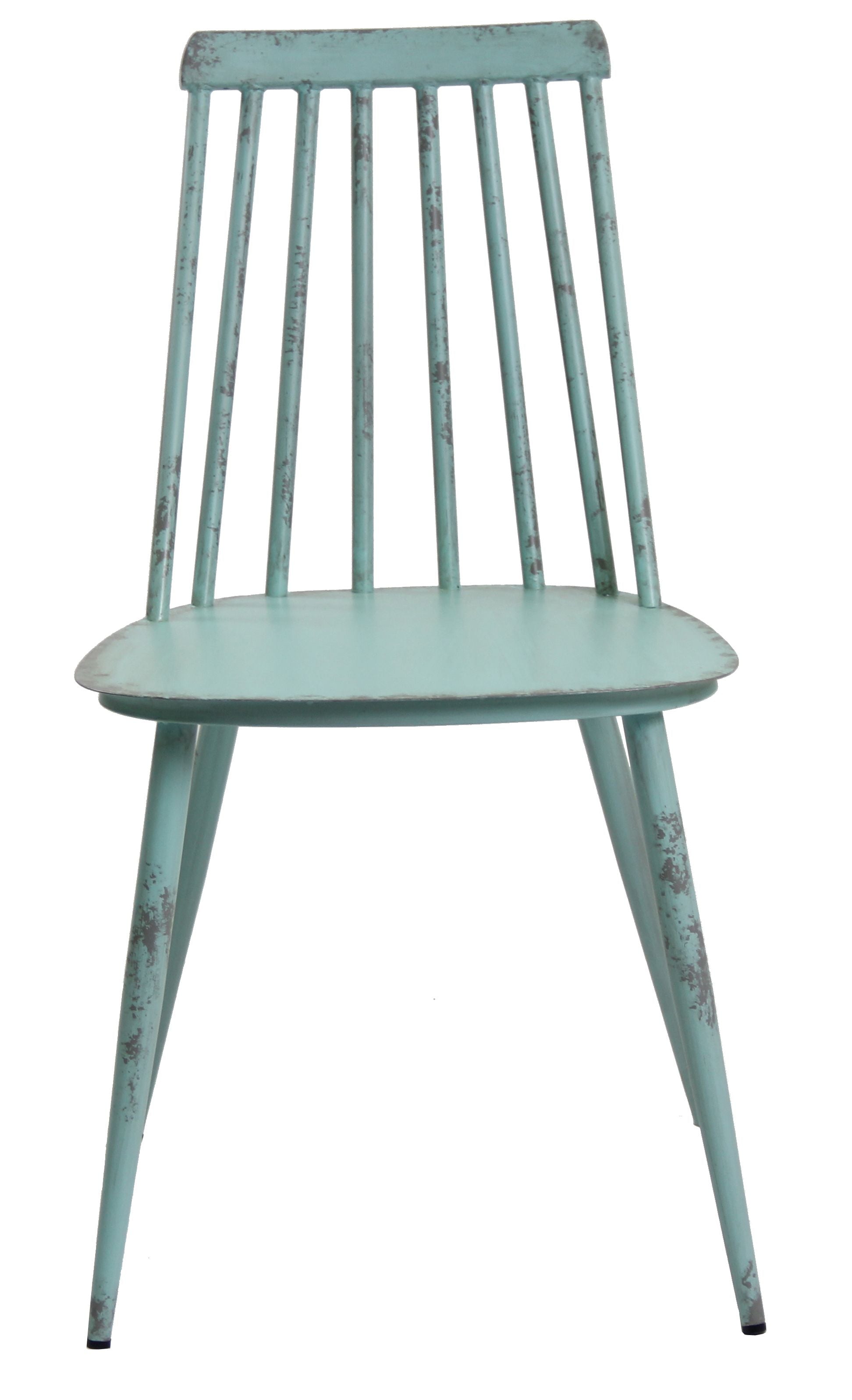 Aluminium Dinning Chair Retro Blue Set of 2