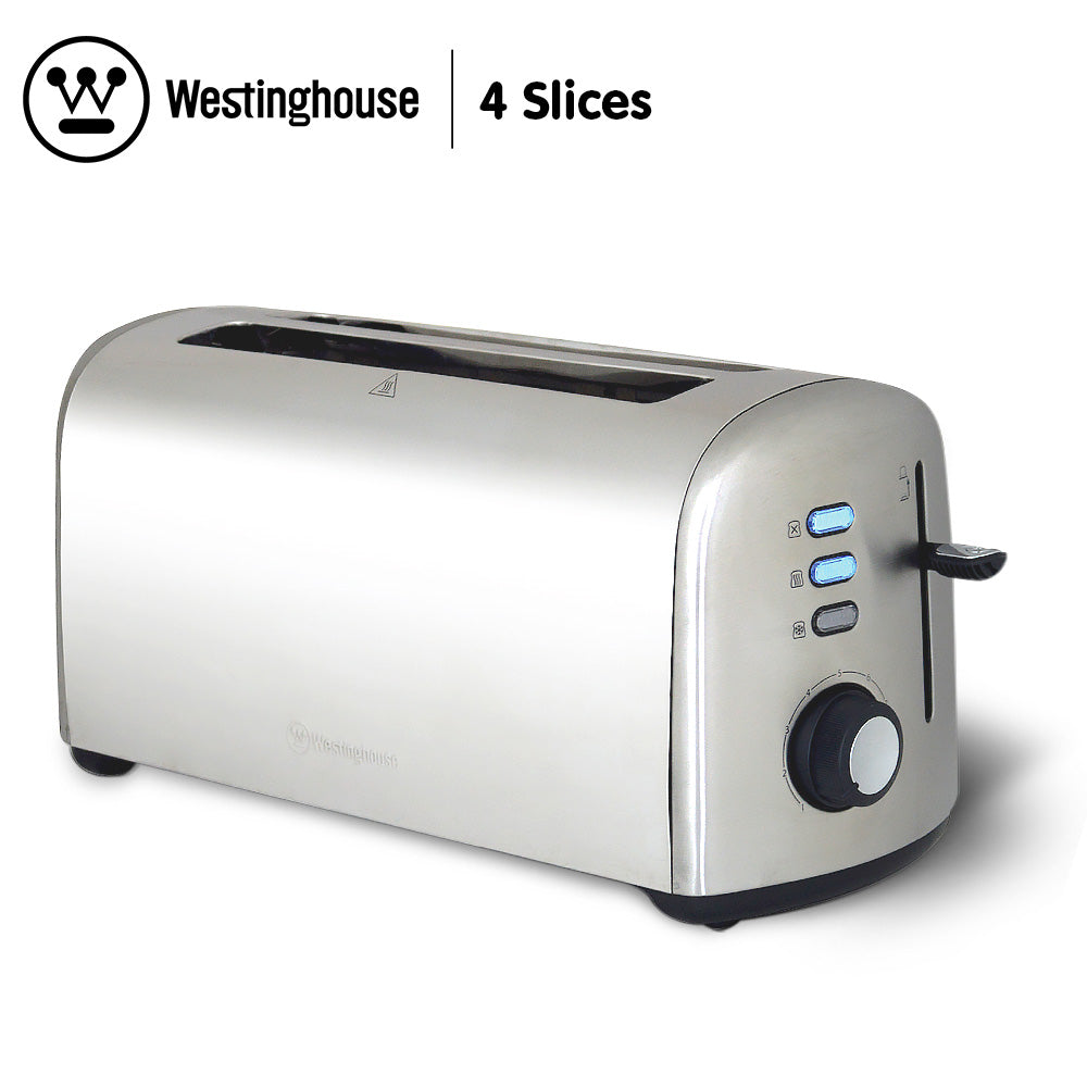 Westinghouse 4 Slice Toaster - Stainless Steel