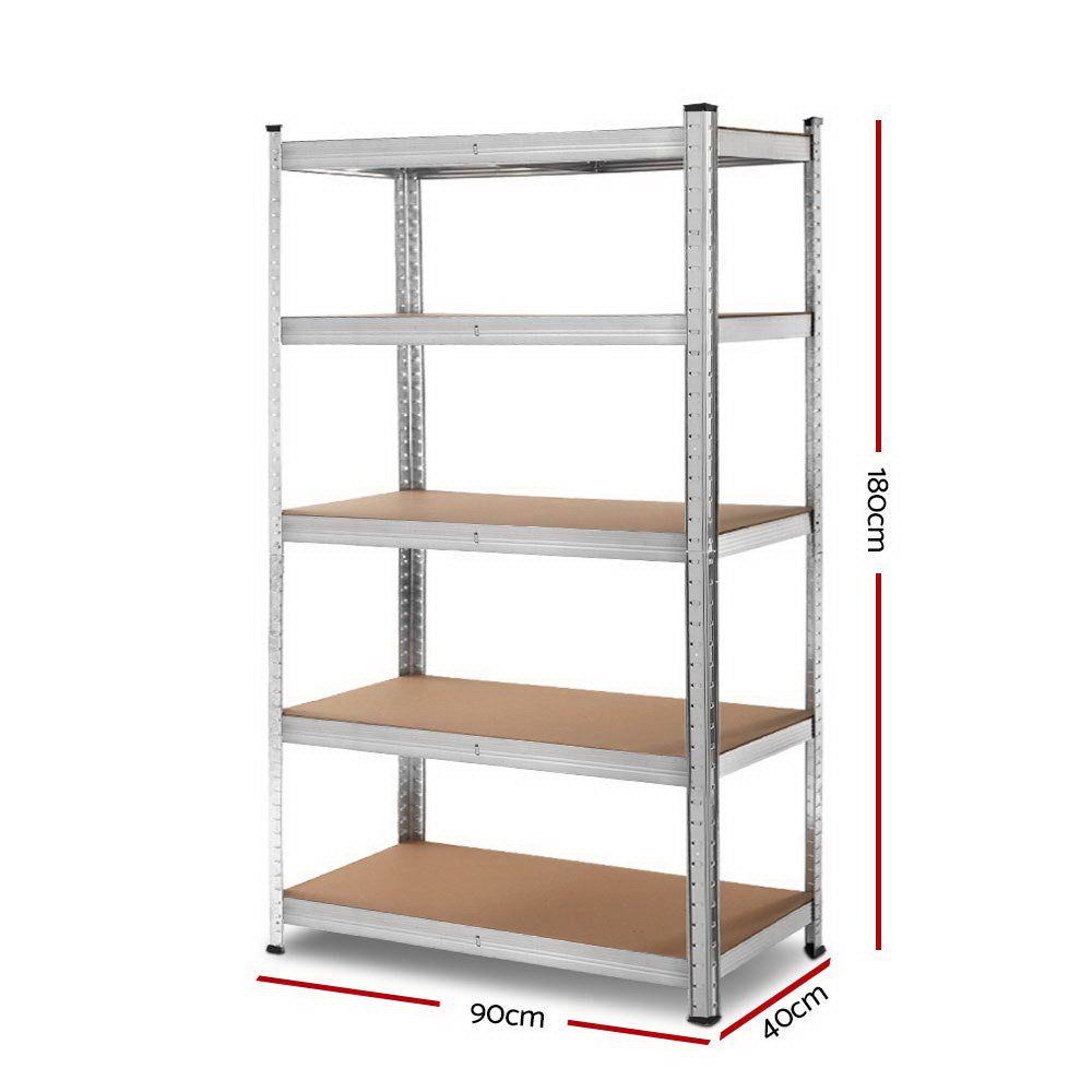 Giantz 0.9M Warehouse Shelving Racking Storage Garage Steel Metal Shelves Rack