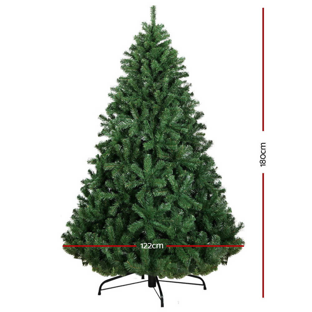 Jingle Jollys 1.8M 6FT Christmas Tree Xmas Decoration Home Decor 800 Tips Green