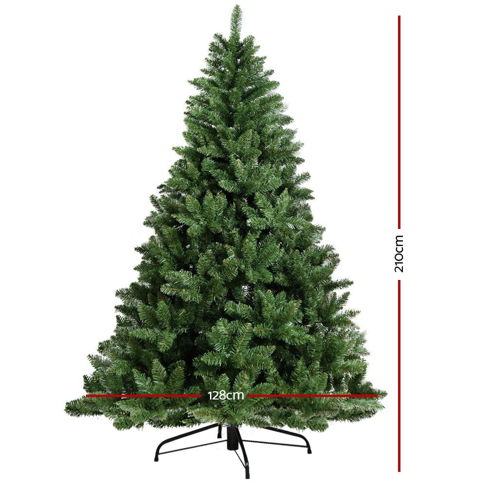 Jingle Jollys 2.1M 7FT Christmas Tree Xmas Decoration Green Home Decor Bonus Bags