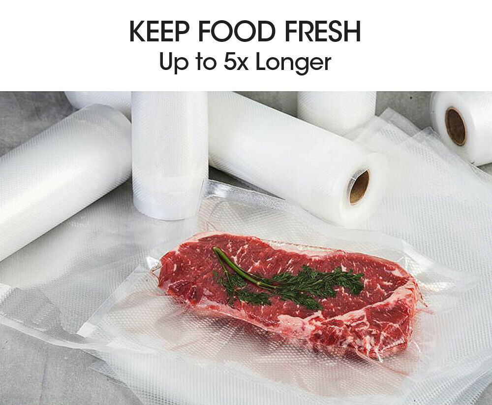 Kitchen Vacuum Food Sealer Seal Bags Rolls Saver Storage Commercial Heat Grade