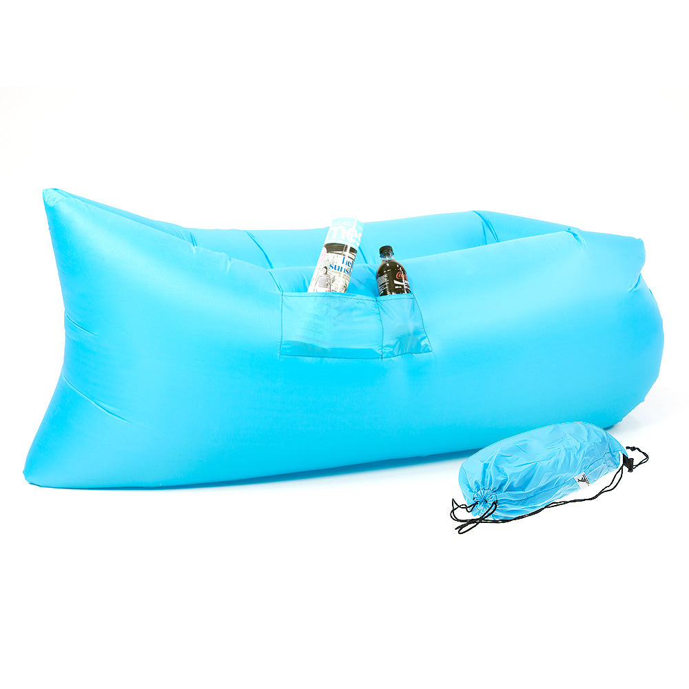 Wallaroo Inflatable Air Bed Lounge Sofa - Blue