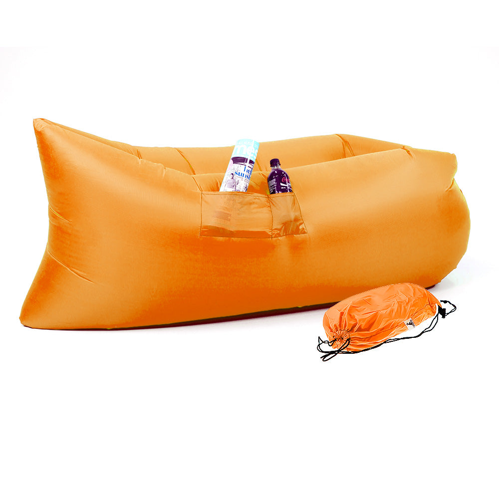 Wallaroo Inflatable Air Bed Lounge Sofa - Orange