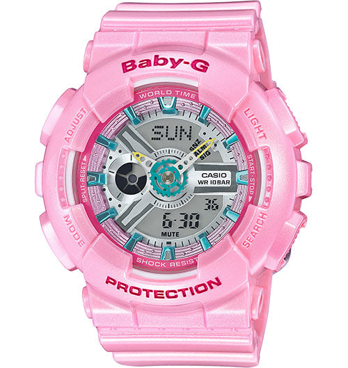 Casio Baby-G Analogue/Digital Pink Female Watch BA110CA-4A