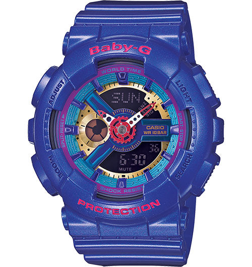 Casio Baby-G Analogue/Digital Female Purple Watch BA-112-2ADR
