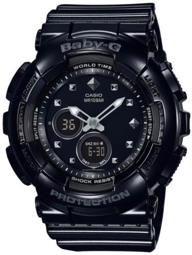 Casio Baby-G Ladies Black Analogue/Digital Watch BA-125-1ACR