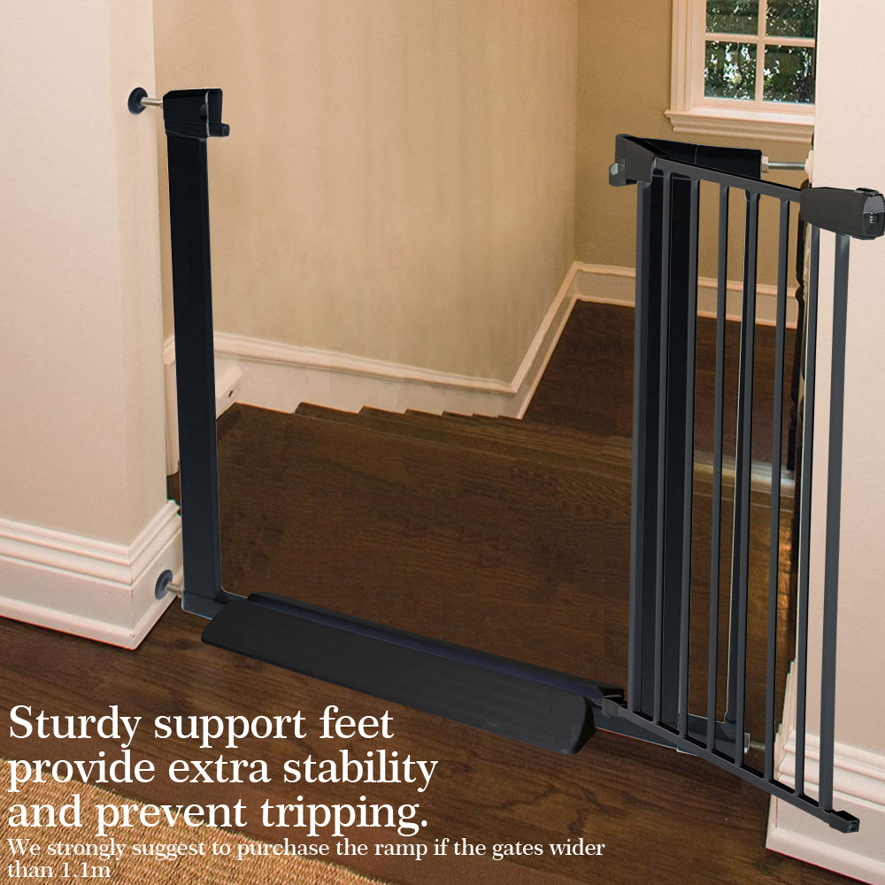 70-187cm Adjustable Wide Baby Kids Pet Safety Security Gate Stair Barrier Doors