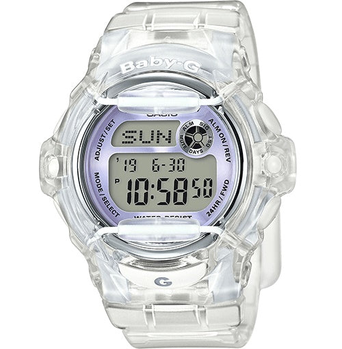Casio Baby-G Female Transparent Digital Watch BG-169R-7EDR