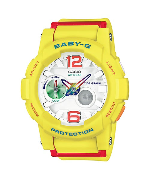 Casio Baby-G Analogue/Digital Female Yellow Watch BGA180-9B - Store Zone-Online Shopping Store Melbourne Australia