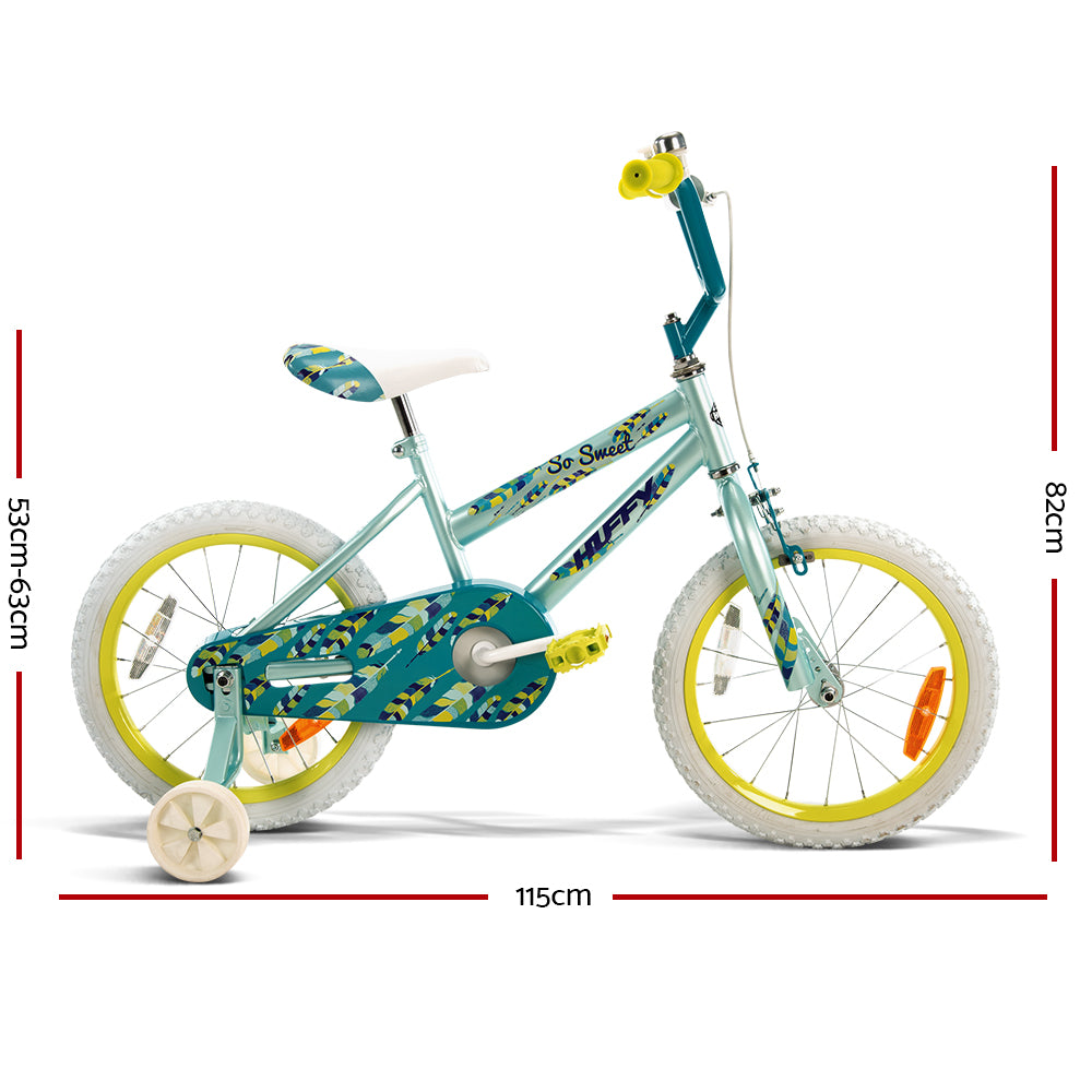 Huffy 16 Inch Kids Bike Bicycle Boys Trailer Trainling Wheels Basket Disney Gift