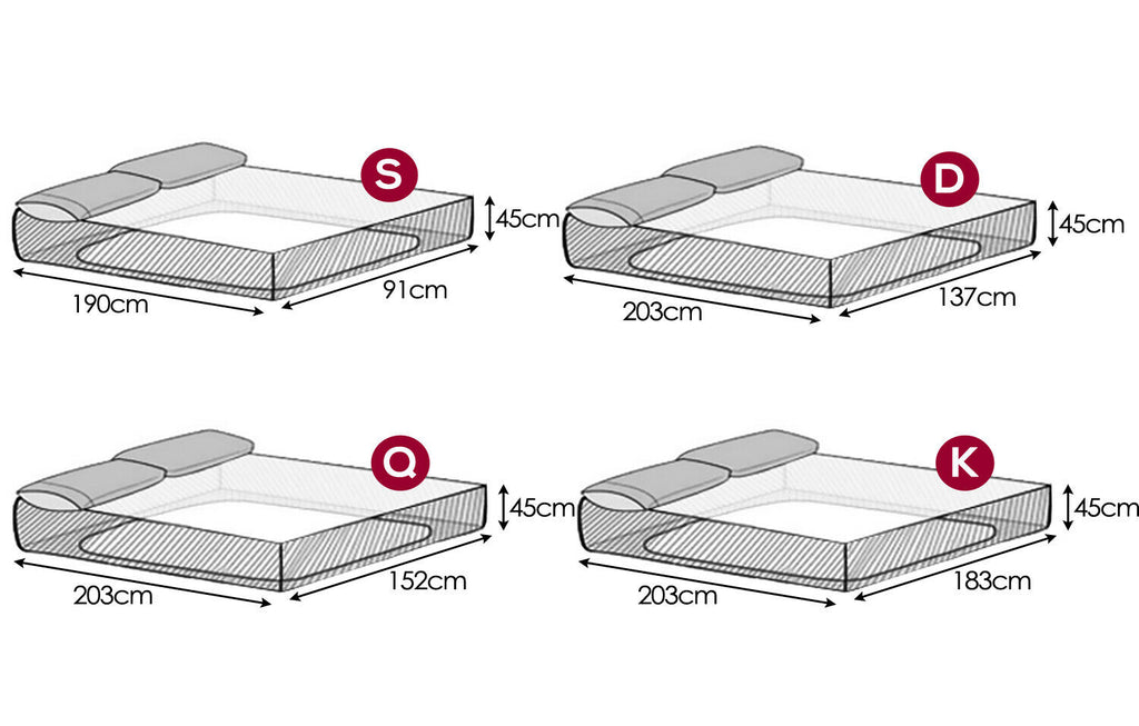 DreamZ 450 GSM Polyster Electric Blanket Heated Warm Winter Fitted Queen Size