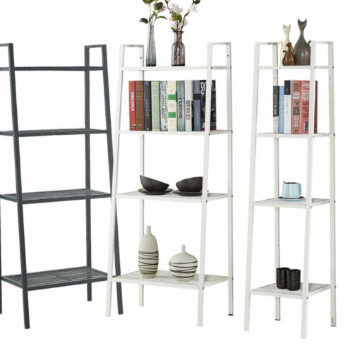 Levede 4 Tier Ladder Shelf Unit Bookshelf Bookcase Storage Display Rack Stand