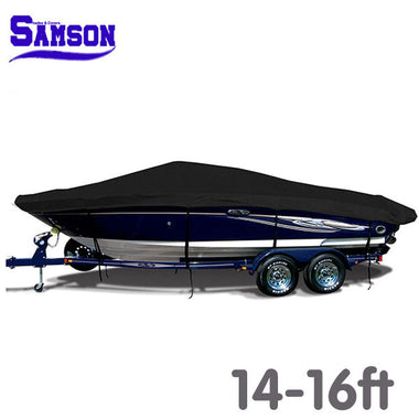 Samson 600d Solution Dyed Marine Grade Trailerable Boat Cover 14-16ft
