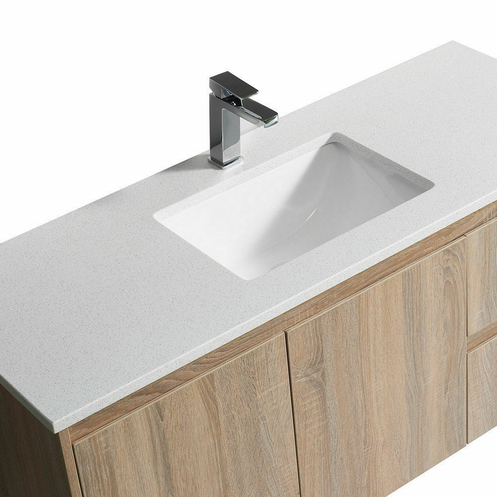 Aulic Finger Pull Bathroom Toilet Vanity Basin Storage Cabinet 600mm