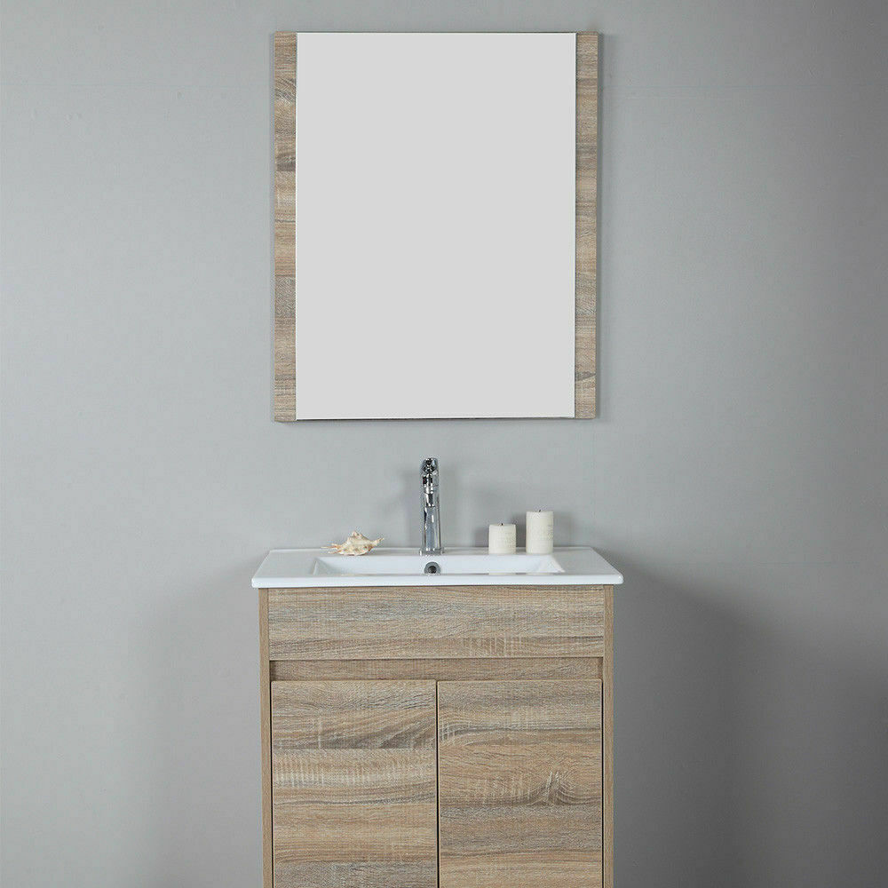 Aulic Finger Pull Bathroom Toilet Vanity Basin Storage Cabinet 600mm