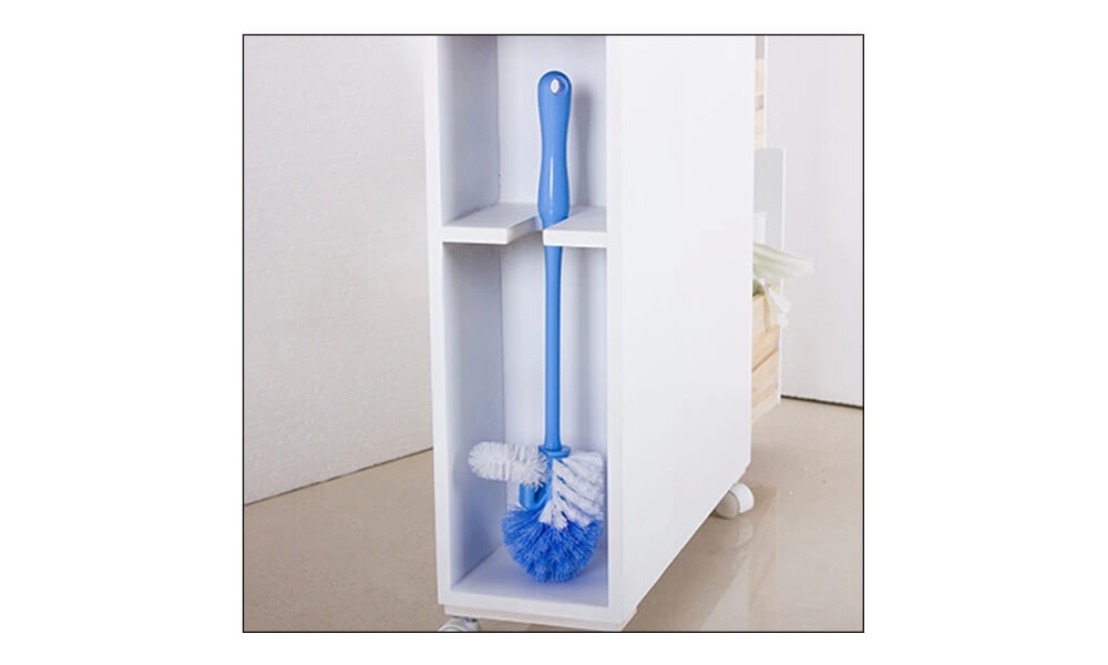 Levede Bathroom Toilet Storage Cabinet Tissue Box Holder Drawer Basket Wheels