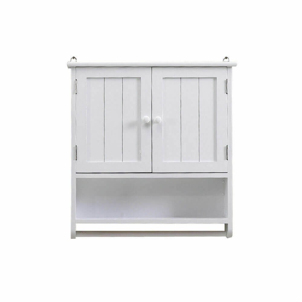 Levede Wall Hung Bathroom Storage Cabinet Tallboy Toilet Cupboard Towel Hanging