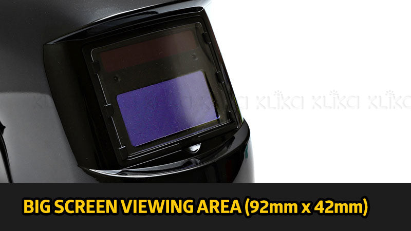 Centurion Solar Auto Darkening Welding Helmet - Glossy Black