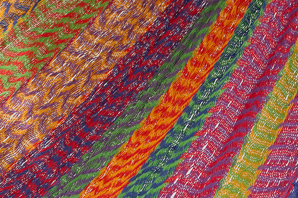 Single Size Cotton Mexican Hammock in Mexicana Colour