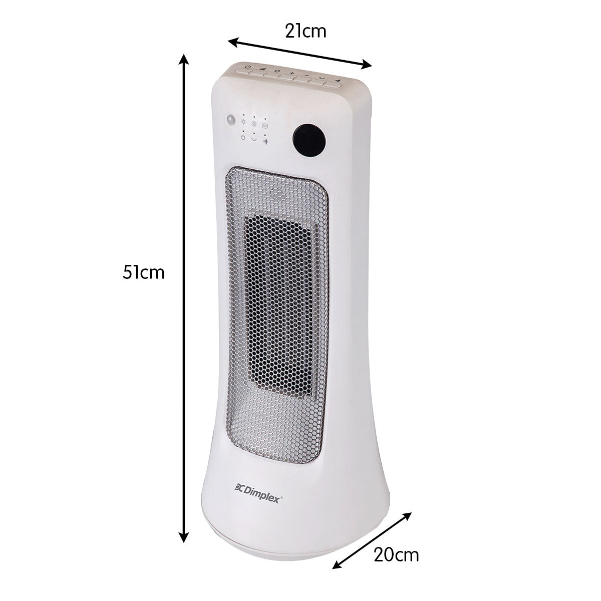 Dimplex 2000W Ceramic Tower Portable Electric Heater - DHCER20SW