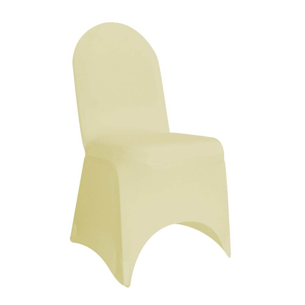 50x Chair Cover Spandex Lycra Stretch Banquet Wedding Party Ivory Colour