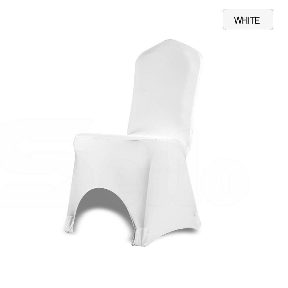 50x Chair Cover Spandex Lycra Stretch Banquet Wedding Party White Colour