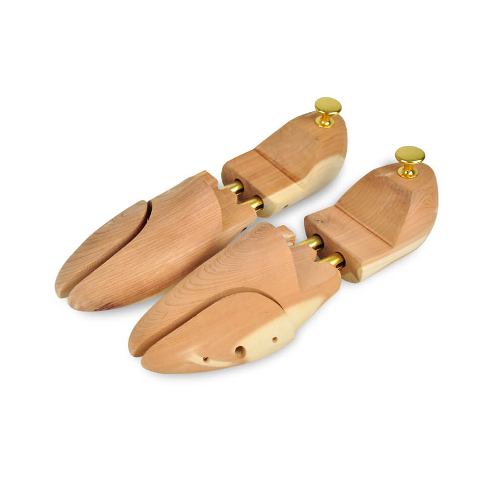 Adjustable Wooden Shoe Shoes Sneakers Tree Shape Stretcher in Size 37 to 38