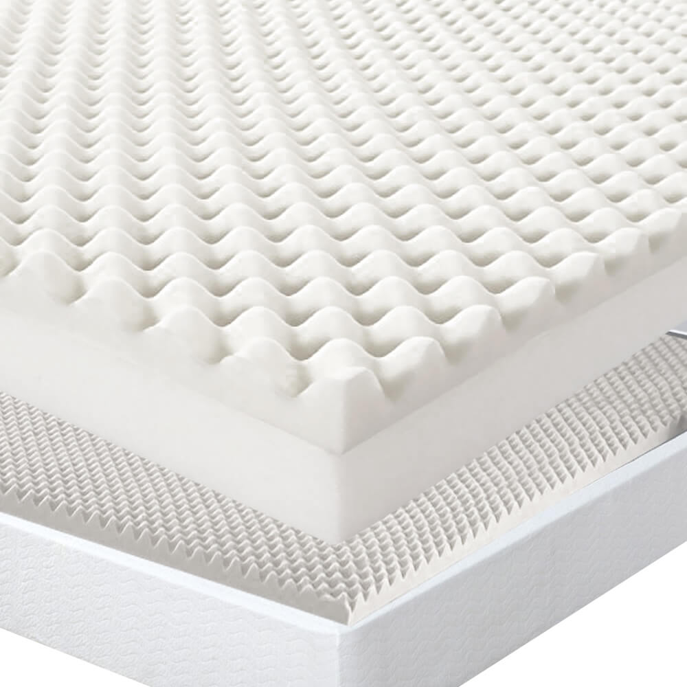 Underlay Foam Egg Crate Mattress Topper Double Size Deluxe Protector 5CM