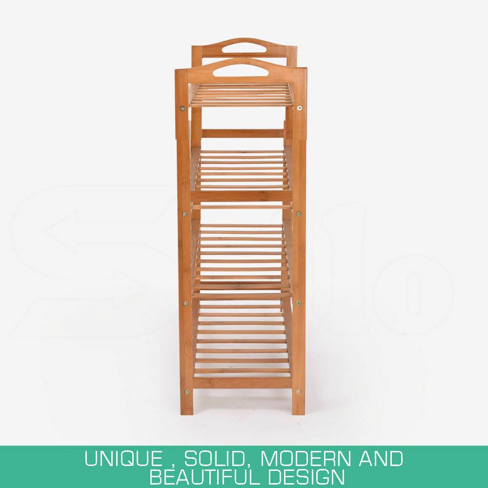 Buy Affordable Levede 4 Tiers Bamboo Shoe Rack Storage Organizer Wooden Shelf Stand Shelves-Store Zone-Online Shopping Store Melbourne Australia