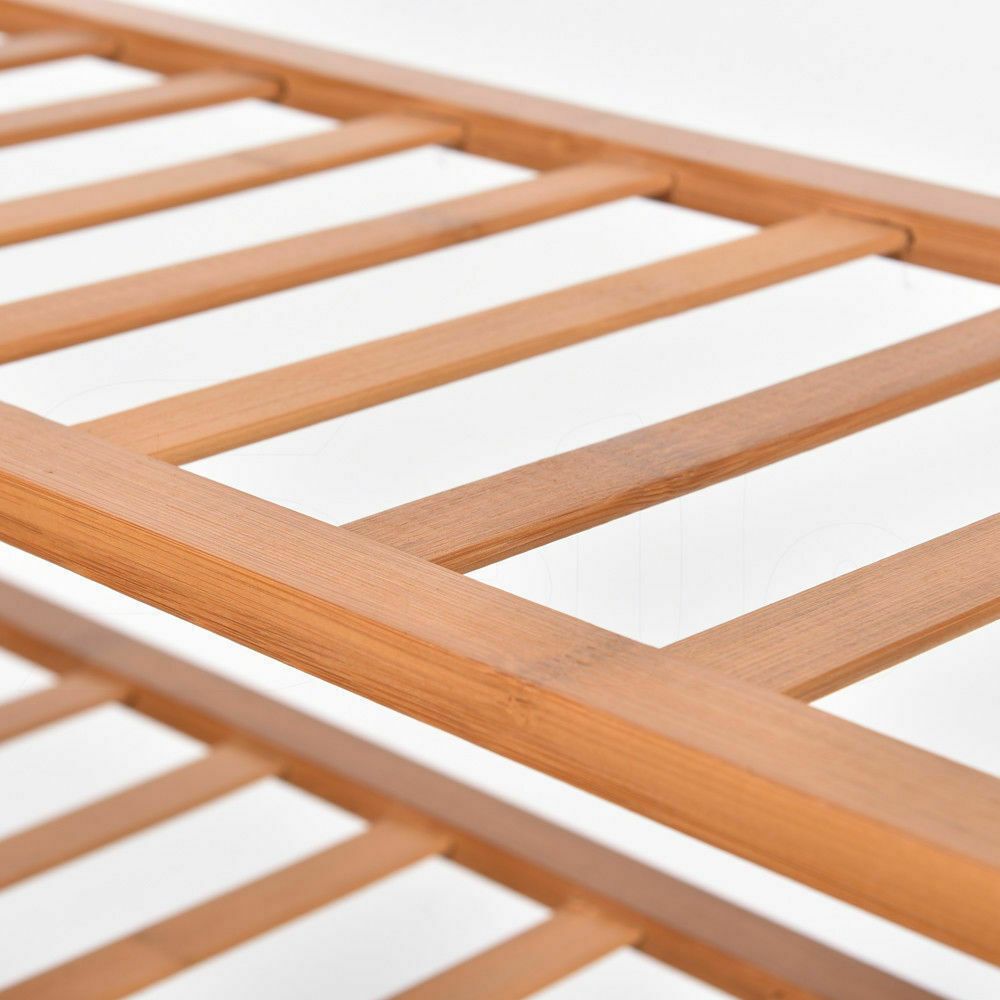 Levede 4 Tiers Bamboo Shoe Rack Storage Organizer Wooden Shelf Stand Shelves-Store Zone-Online Shopping Store Melbourne Australia