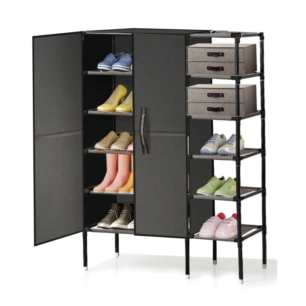 Levede 6 Tier Shoe Rack Stackable Storage Holder Cabinet Wardrobe Organiser