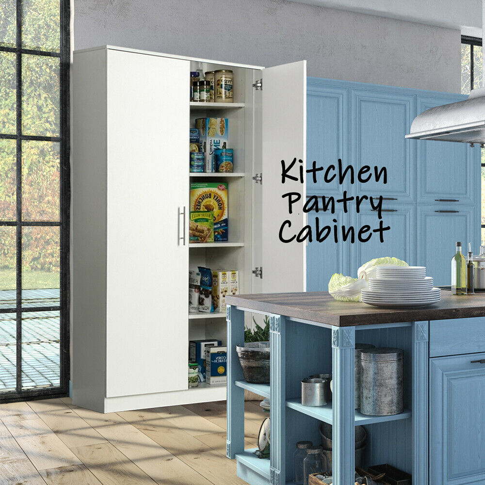 Home Kitchen Bedroom Cupboard Organizer Wooden Storage Unit Wardrobe Cabinet