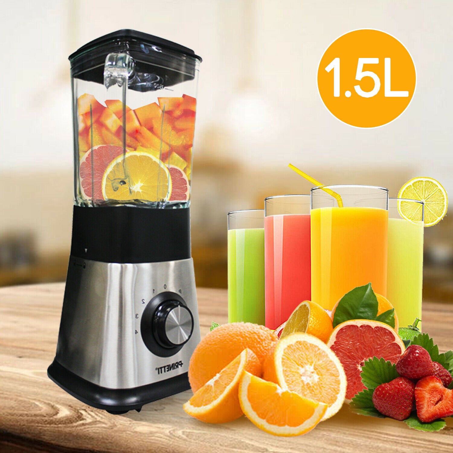 650W 1.5L Juicer Blender Electric Mixer Fruit Vegetable Food Processor Kitchen