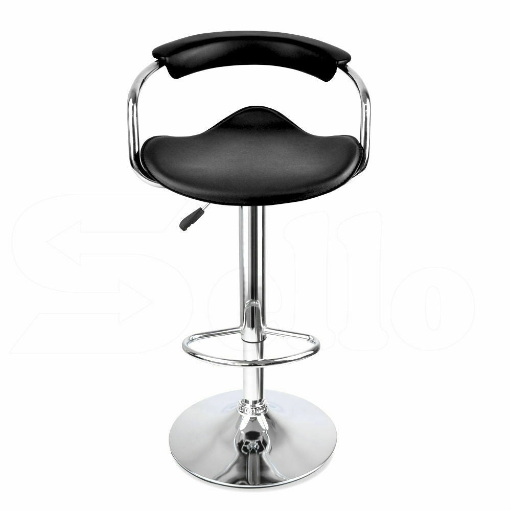 2x Levede PU Leather Swivel Bar Stool Kitchen Stool Dining Chair Barstools Red