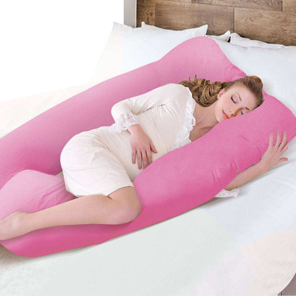 Maternity Pregnancy Pillow Cases Nursing Sleeping Body Support Feeding Boyfriend